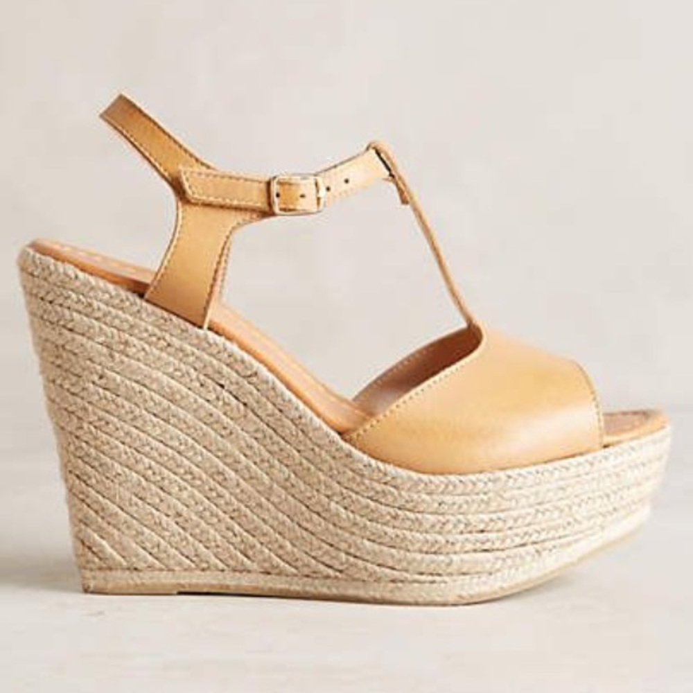 Anthropologie Sandro Rosi Benevento Wedge Heels